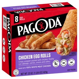 [12231] PAGODA CHICKEN EGG ROLLS 22oz 
