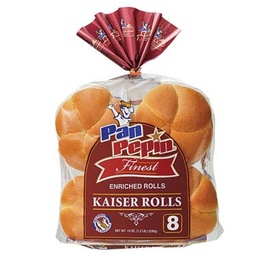[4605] PAN PEPIN KAISER ROLLS  PQT/8 19oz