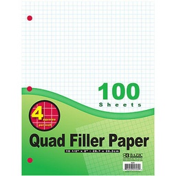 [8981] PAPEL CUADRICULADO PAQ.100    