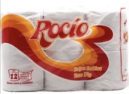 [11686] PAPEL DE BAÑO 12 ROLLO ROCIO  