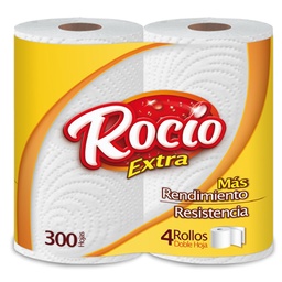 [3971] PAPEL DE BAÑO 4 ROLLO ROCIO   