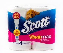[5243] PAPEL SCOTT RINDEMAX 4 ROLLO  