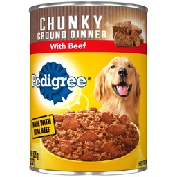 [1842] PEDIGREE W CHUNKY BEEF 22 OZ  