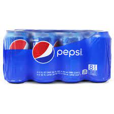 [3688] PEPSI REGULAR LATA 8 PACK     