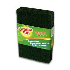 [10060] LIMPIA SOL ESPONJA ABRASIVA PQT/3