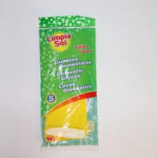 [10862] LIMPIA SOL GUANTES LATEX SMALL