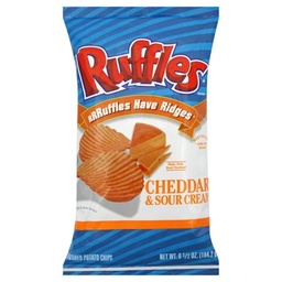 [3569] RUFFLES CHEDDAR & SOUR CREAM 6