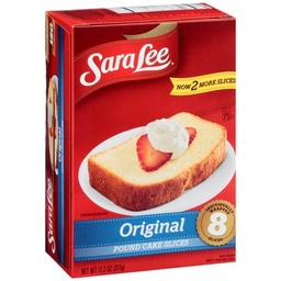 [11244] SARA LEE POUND CAKE SLICES    