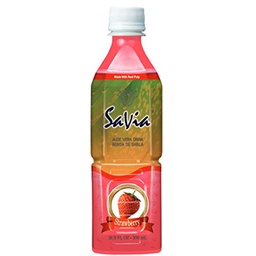 [4876] SAVIA ALOE STRAWBERRY 16.9oz  