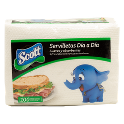 [11506] SCOTT SERVILLETAS 100 HOJAS   