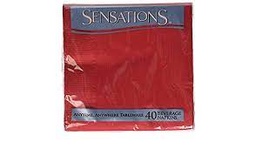 [4500] SERVILLETAS ROJAS             