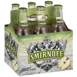 [12978] SMIRNOFF GREEN APPLE 12oz PQT/