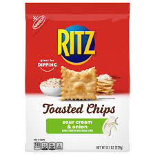 [1788] RITZ TOASTED CHIPS SOUR & CREAM 8.1 oz 
