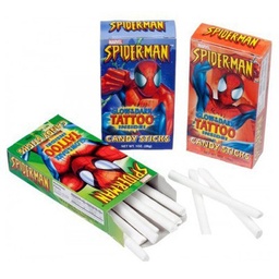 [1581] SPIDER MAN CANDY STICKS       
