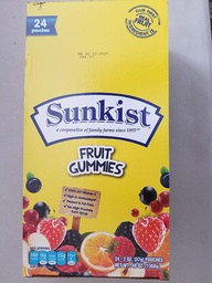 [8100] SUNKIST GUMMIES MIX FRUIT 2oz 