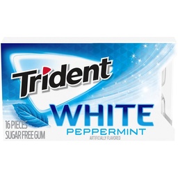 [176] TRIDENT WHITE PEPPERMINT      
