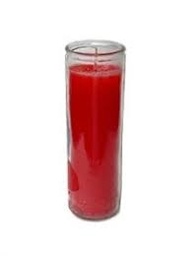 [11613] VELA VASO 7 DAY ROJO 280g