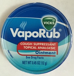 [10098] VICKS VAPORUB .45oz (12g)     