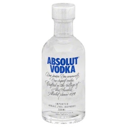 [3750] VODKA ABSOLUT 200ml           