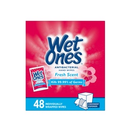 [3513] WET ONES ANTIBACTERI WIPES 48 