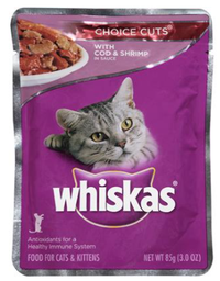 [10032] WHISKAS WITH COD & SHRIMP 3oz 