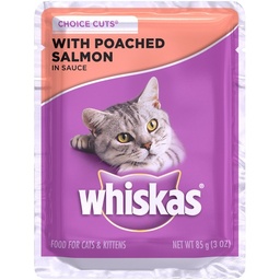 [10033] WISKAS WITH POACHED SALMON 3oz