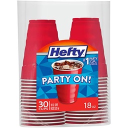 [7467] VASOS HEFTY 18oz PQT/30