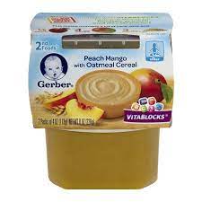 [7159] GERBER PEACH MANGO OAT 4oz