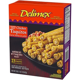 [6645] DELIMEX CHICKEN TAQUITOS 20 oz