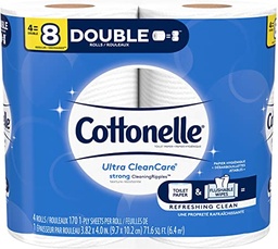 [6533] COTTONELLE C/C WAVY 4 ROLLOS