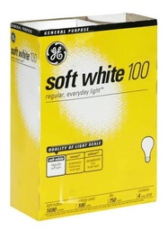 [5835] BOMBILLAS GE 100W PAQ 4