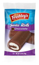 [8014] MRS. FRESHLEY'S CHOCOLATE SWISS ROLLS 2.8oz