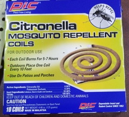 [6272] CITRONELLA MOSQUITO COILS PQ10