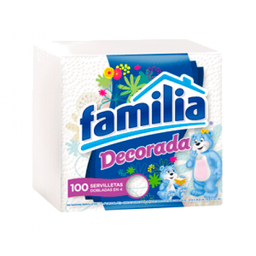 [8572] SERVILLETAS FAMILIA DECORADA