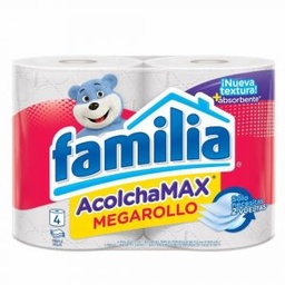 [8351] PAPEL DE BA¥O FAMILIA 4 ROLLO
