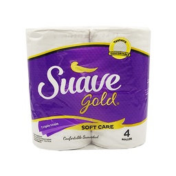 [8347] PAPEL DE BANO SUAVE GOLD 4R