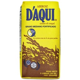 [786] ARROZ DAQUI 3 lb.             