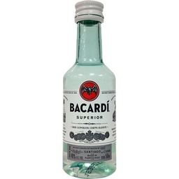 [1807] BACARDI BLANCO MINI 50ML      