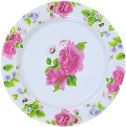 [13749] PLATO LLAMO MELAMINE 10''