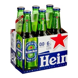 [14015] HEINEKEN 00 12 OZ PQT/6