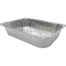 [11830] BANDEJA DE ALUMINIO RECTANGULAR 1´ct