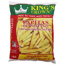 [14208] PAPITAS DE PLATANO KINGS CROWN 3LBS