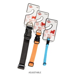 [14296] HAPPY PET COLLAR NYLON ADJUSTABLE LARGE