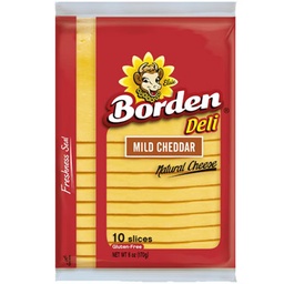 [14329] BORDEN DELI MILD CHEDDAR 6oz