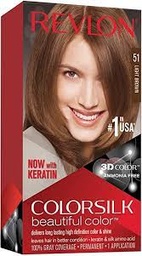 [14385] REVLON COLORSILK CASTAÑO CLARO #51