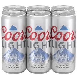 [6443] COORS LIGHT LATA 6pk 10oz