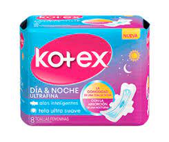 [9772] KOTEX DIA Y NOCHE 8 TOALLAS