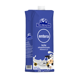 [4954] LECHE TRES MONJITAS ENTERA 32oz