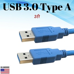 [1659] CABLE USB TO USB 3.0 TIPO A 3ft