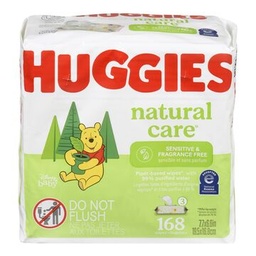 [3673] HUGGIES NATURAL CARE PQT/168